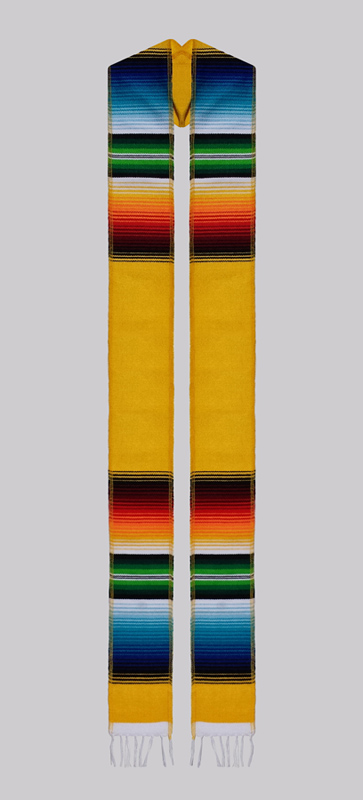 Blue Yellow Red Sash - Sarape Sashes