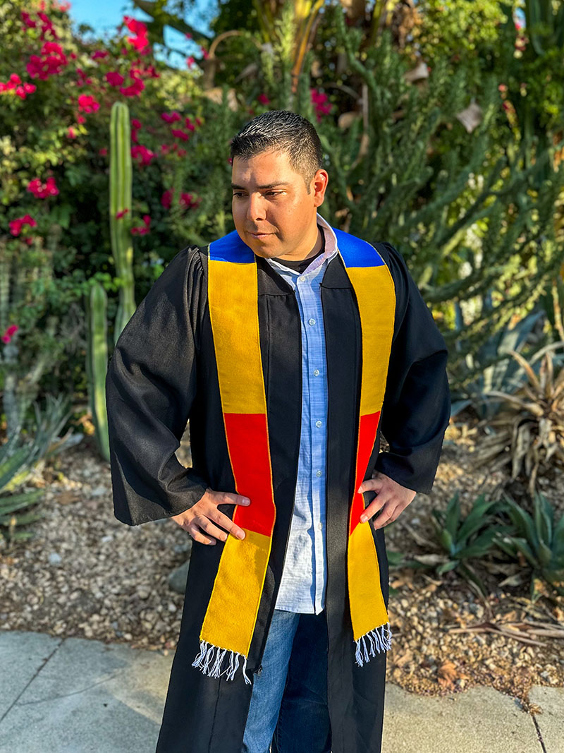 Blue Yellow Red Sash - Sarape Sashes