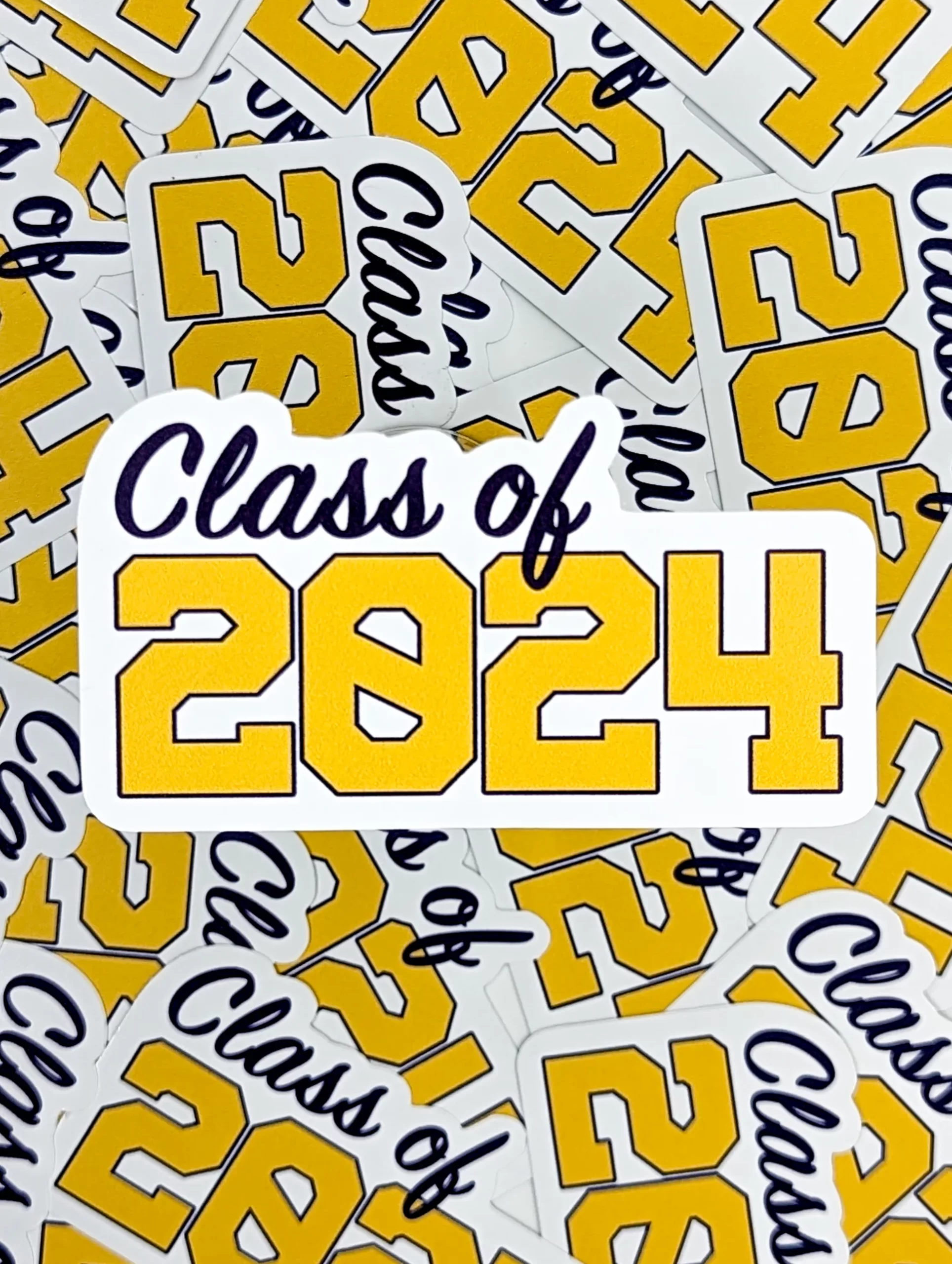 Class of 2024 Graduation Design (Pink and Black) Sticker for Sale by  SavsSparkleShop
